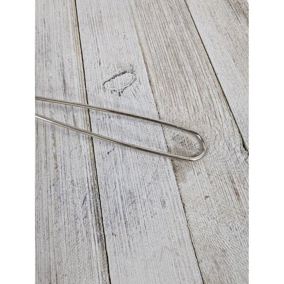 Metal Skimmer Drainer #3 Strainer Blender 10 1/2" Hong Kong - Picture 6 of 7